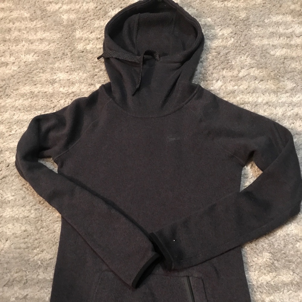 NIKE hypernatural therma-fit mock neck hoodie